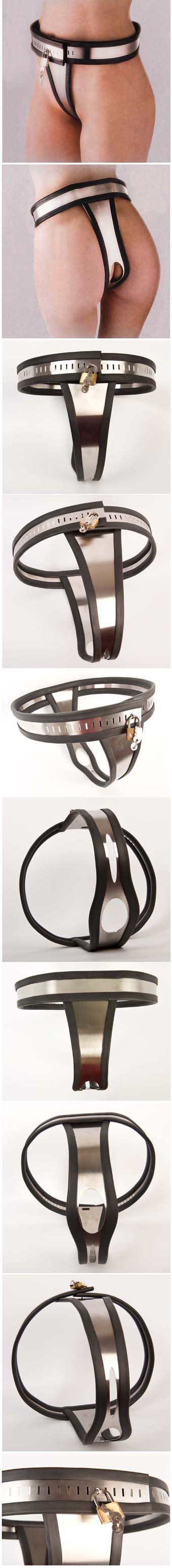 Ceinture de chastet&eacute; pour femme en m&eacute;tal