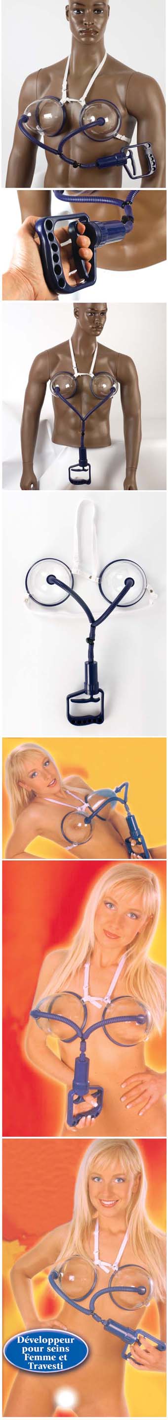 gonfleur pour seins de travestis et de femme