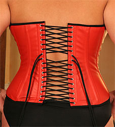 Corset de Maîtresse SM pour dominatrice