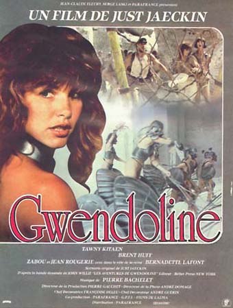 Gwendoline DVD avec des jeunes femmes soumises